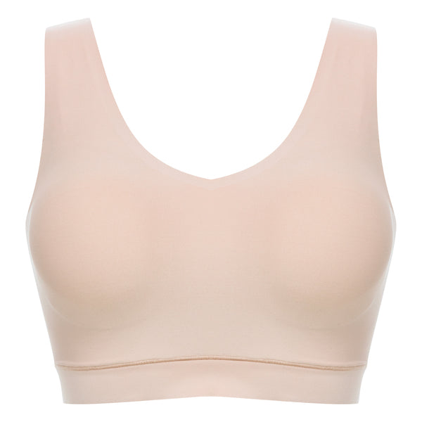 SOFTSTRETCH Bustier mit Soft Cups, V-Ausschnitt (0wu Nude)