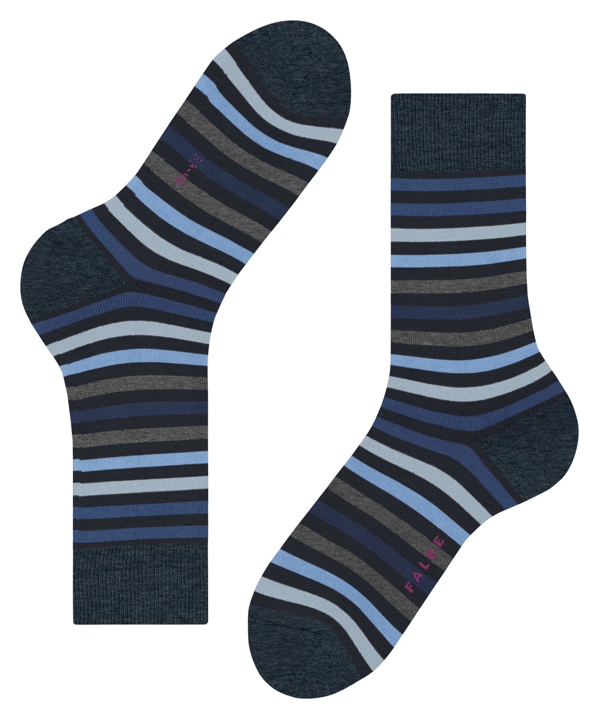 Socken Tinted Stripe (Dark Navy)