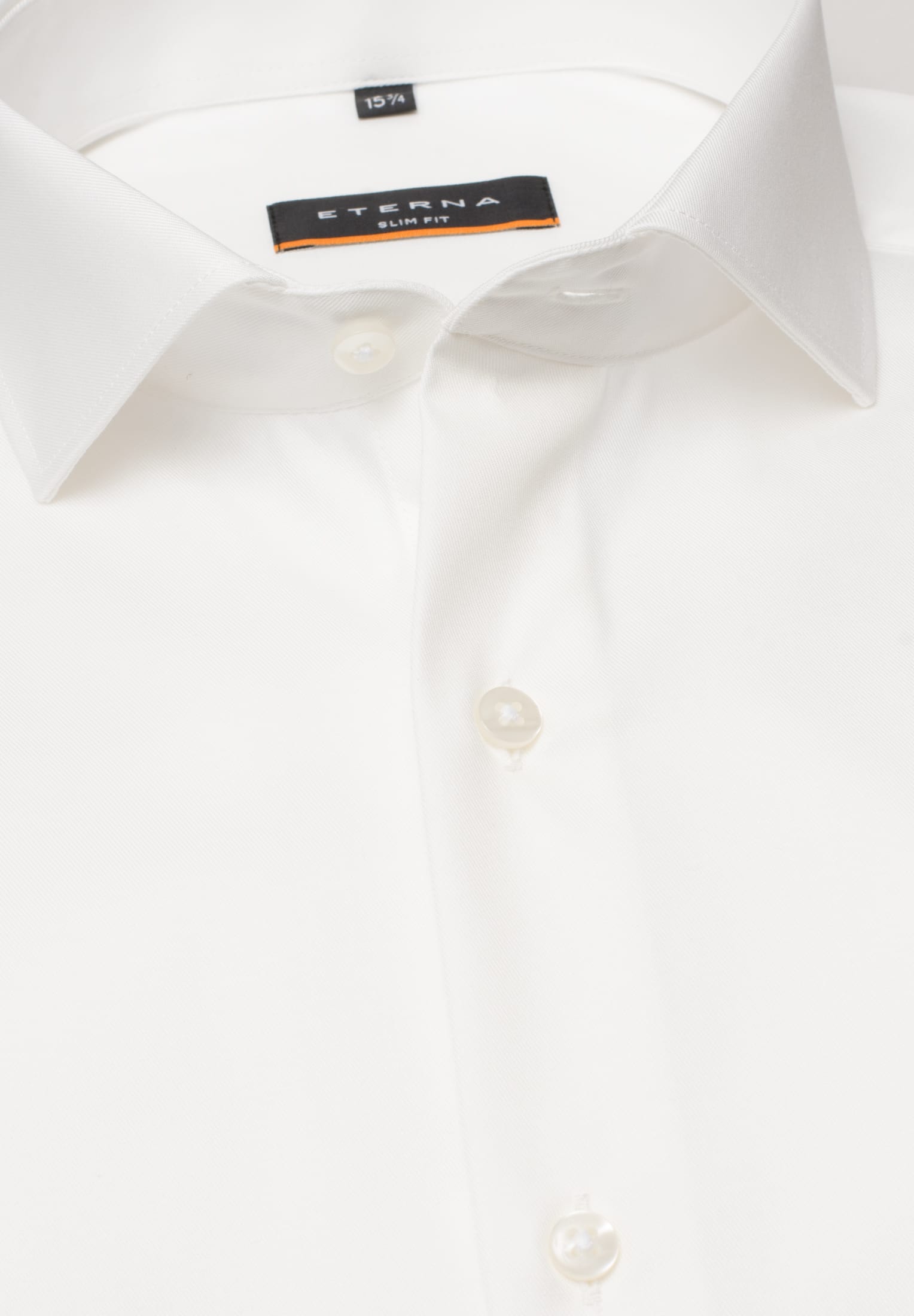 Eterna Langarm Hemd Slim Fit Cover Shirt Twill (Champagner)