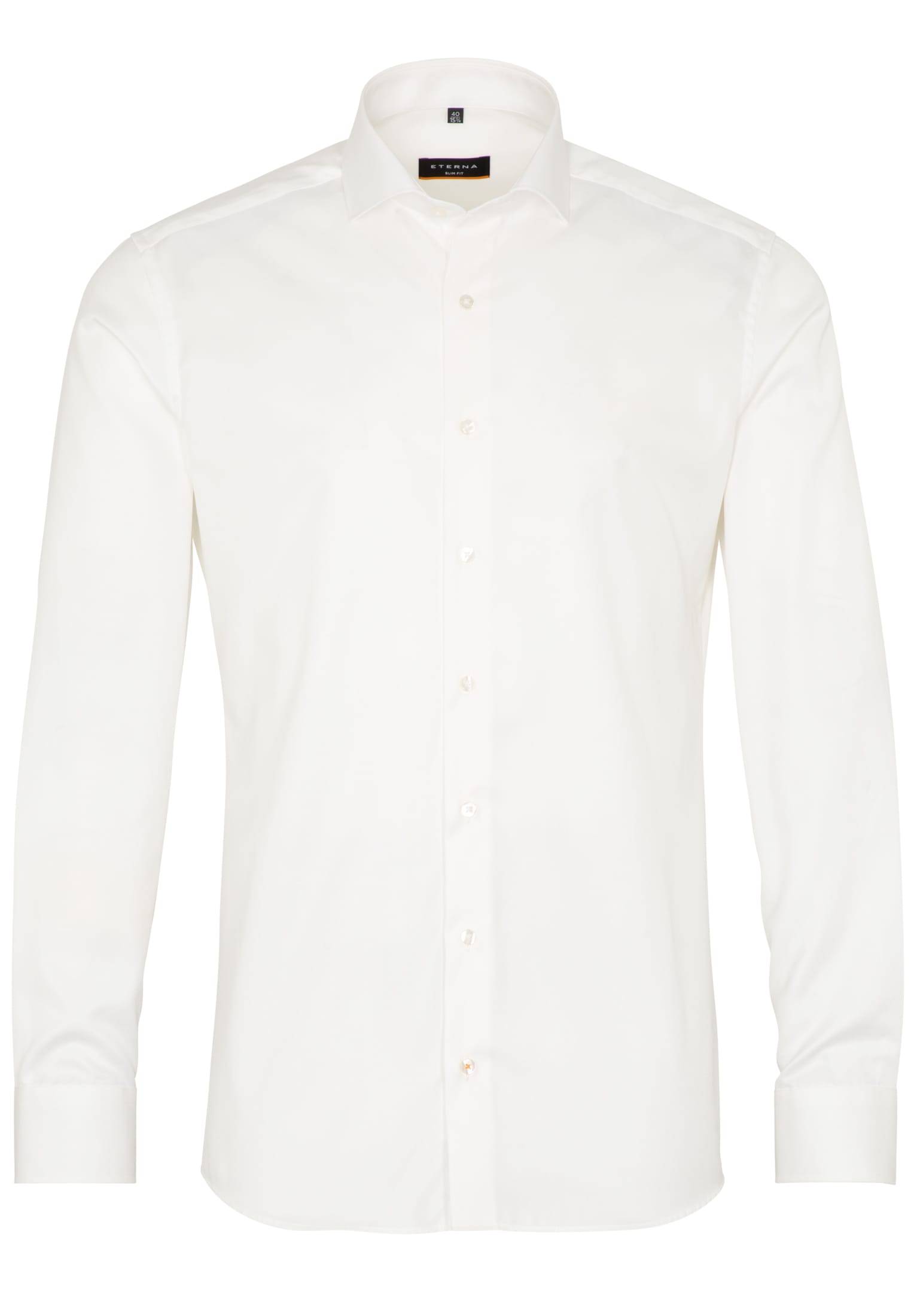 Eterna Langarm Hemd Slim Fit Cover Shirt Twill (Champagner)