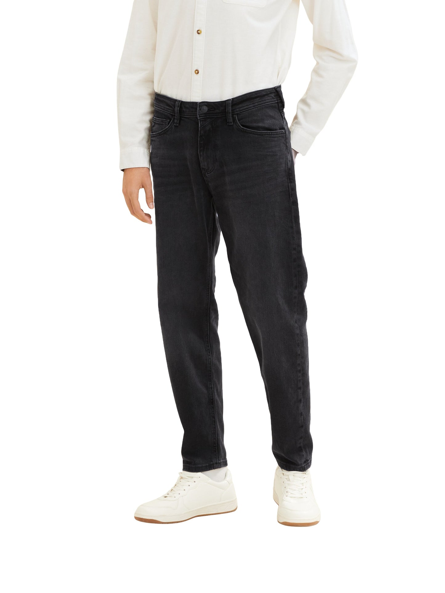 Loose Fit Jeans - EcoBlack (Clean Dark Sto)