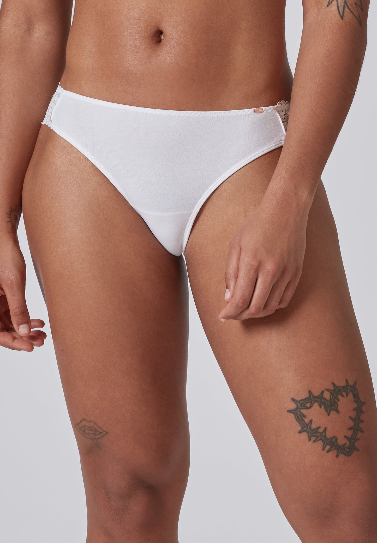 Skiny Every Day In CottonLace Multipack Damen Rio Slip 2er Pack (White)