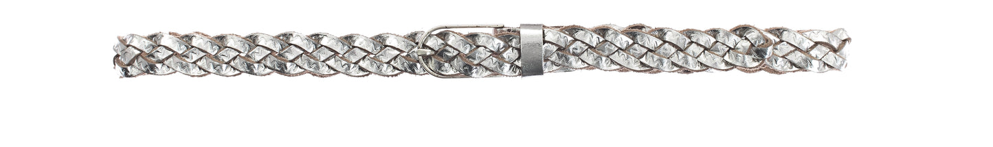 25 mm Gürtel (Silber Metallic)