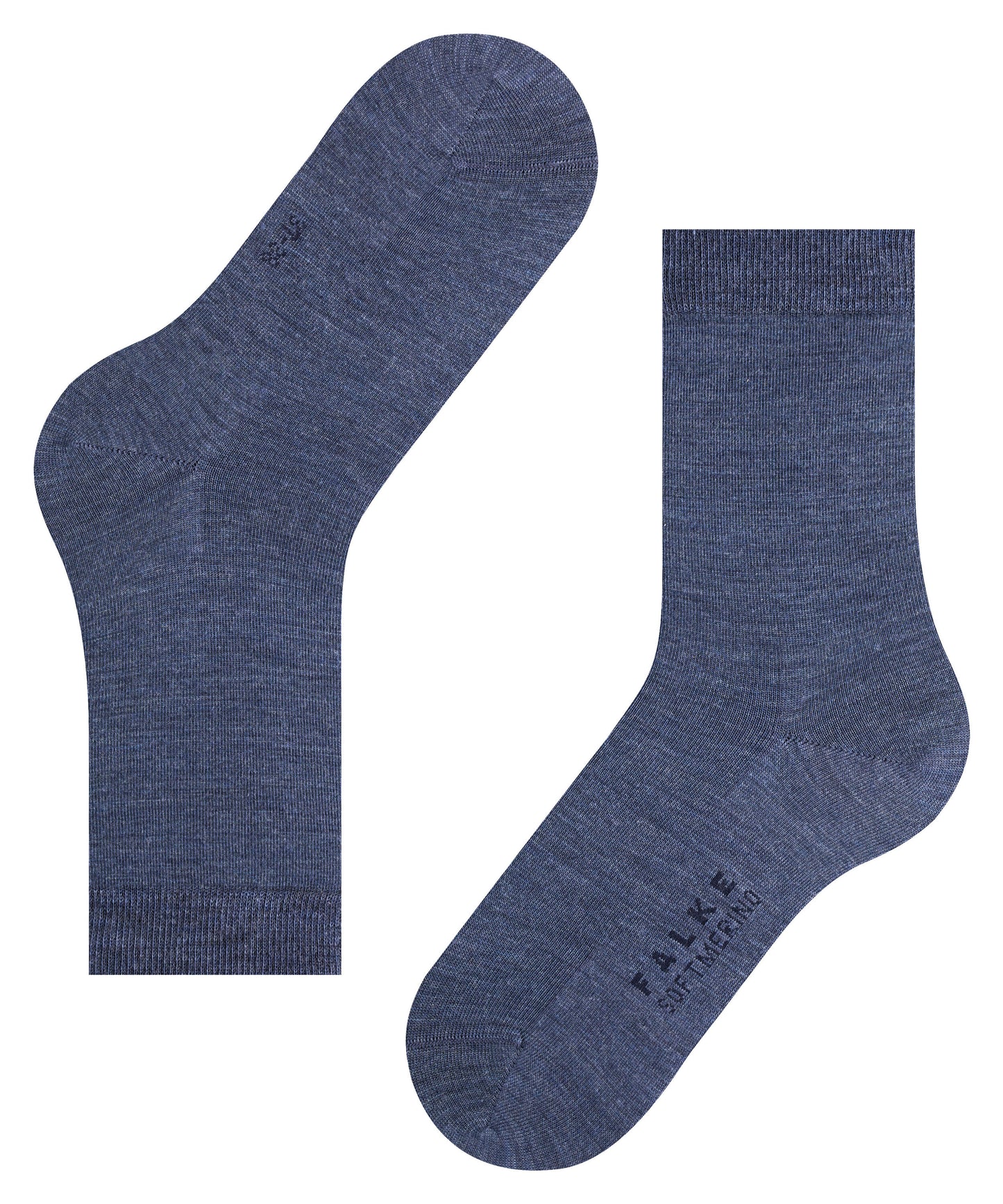 Socken Softmerino (Dark Blue Mel.)