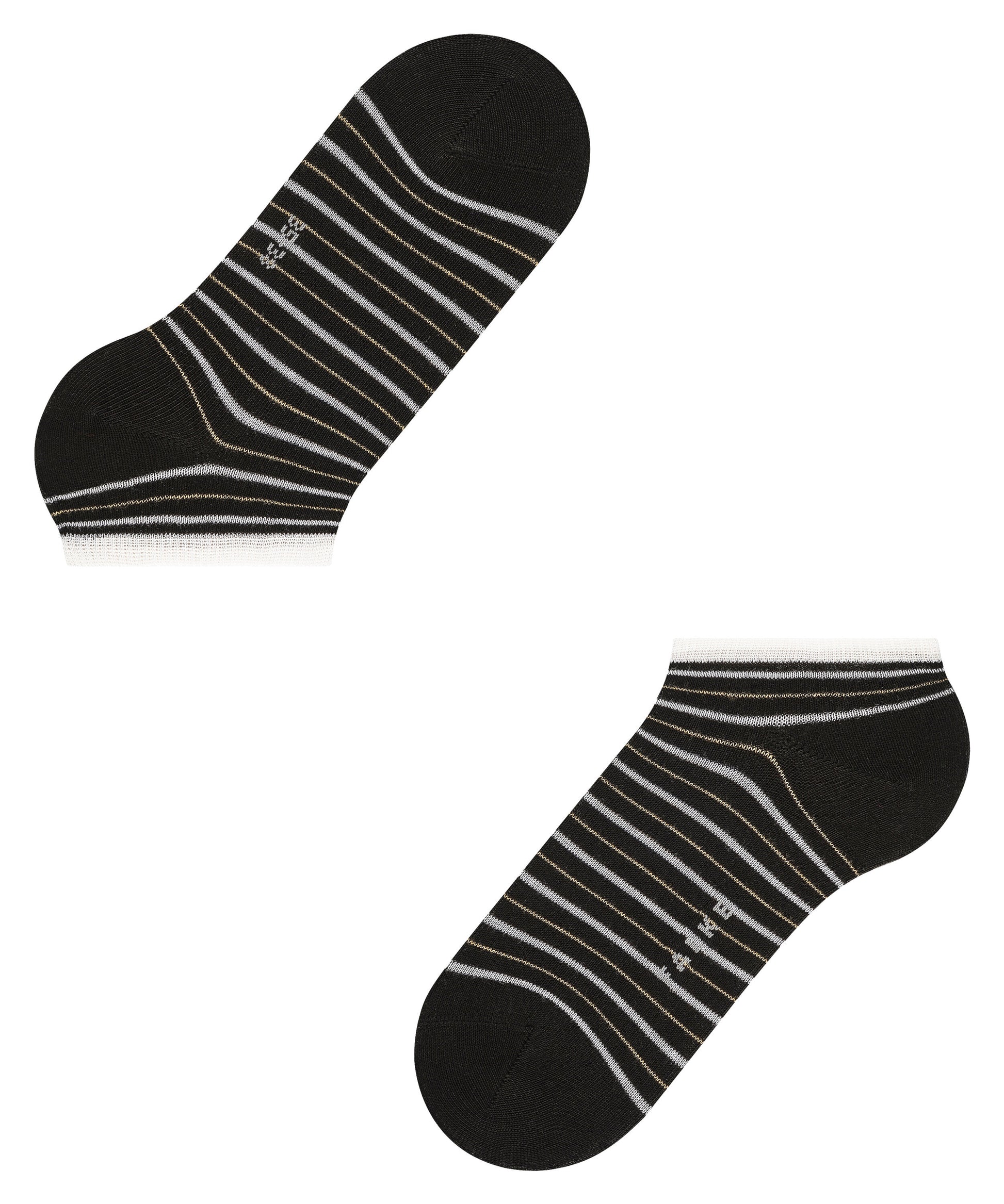 Sneakersocken Stripe Shimmer (Black)