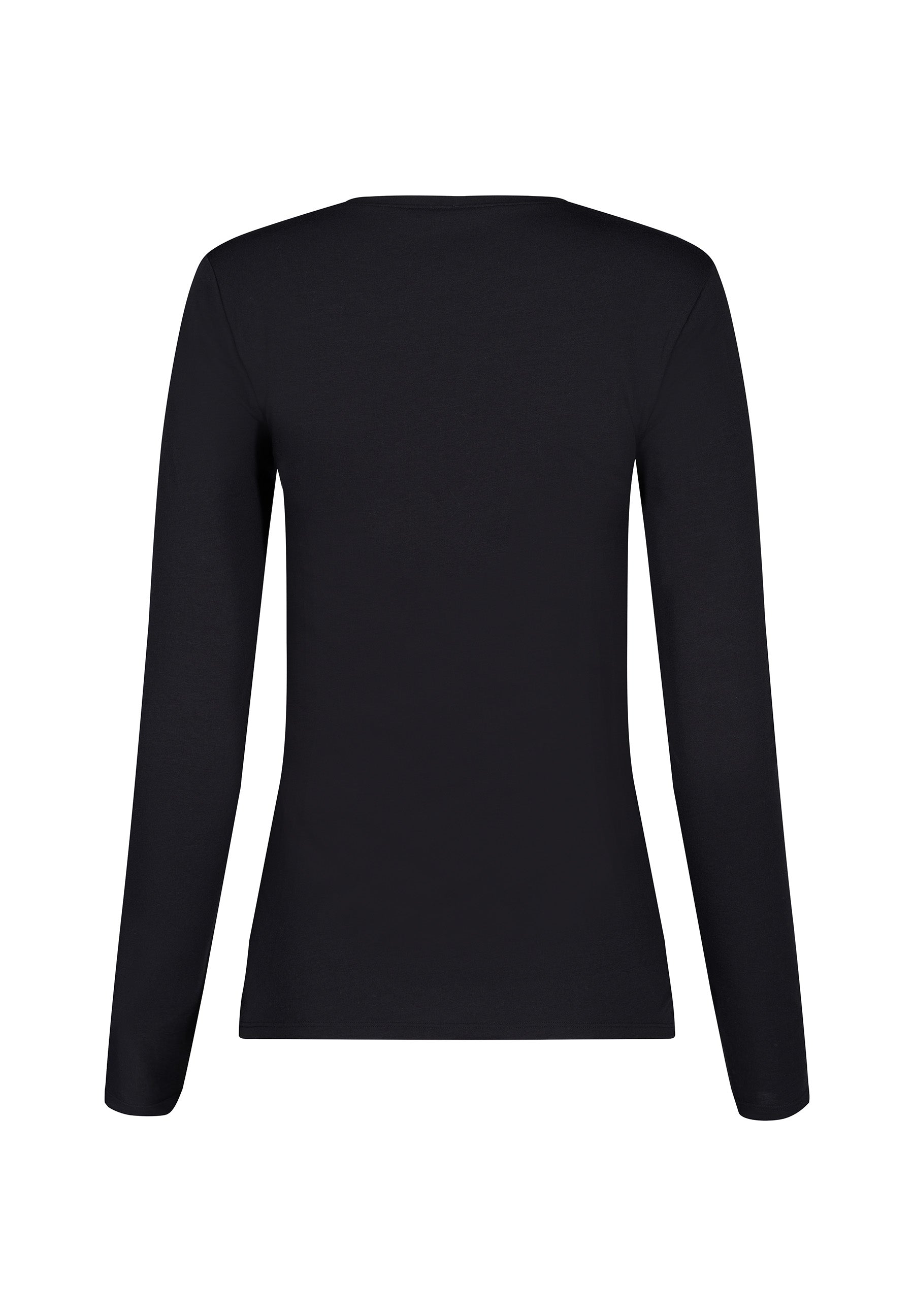 Skiny Damen Shirt langarm Cotton Essentials (Black)