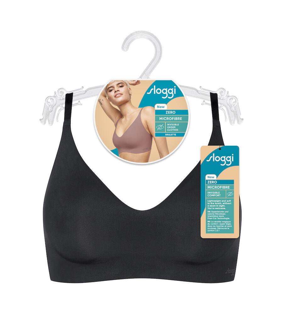 sloggi ZERO Microfibre 2.0 Bralette (Black)