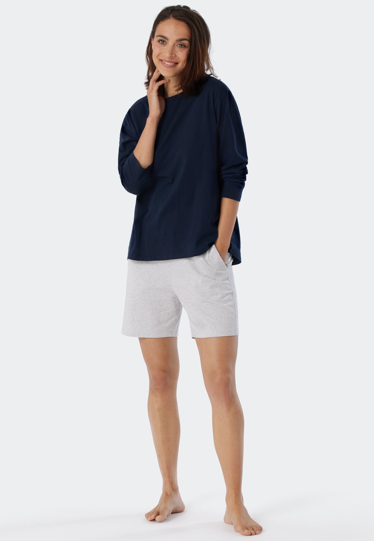 Langarmshirt (Dunkelblau)