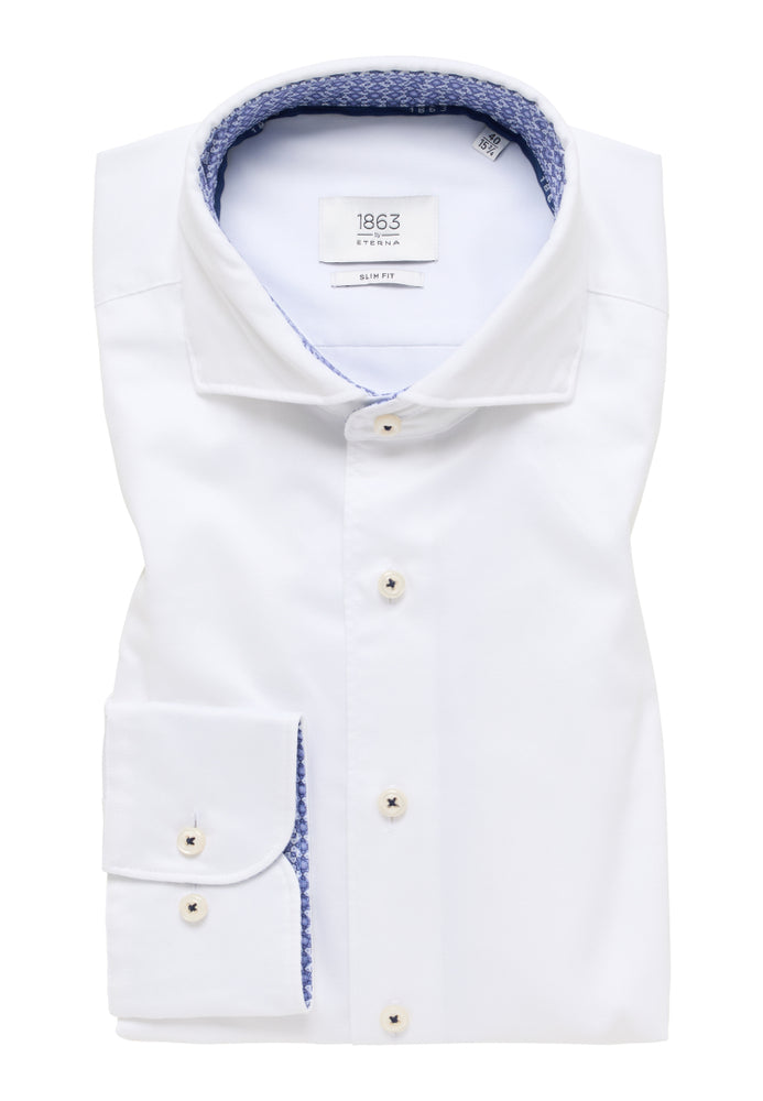 ETERNA unifarbenes Soft Tailoring Shirt SLIM FIT (Verschiedene)