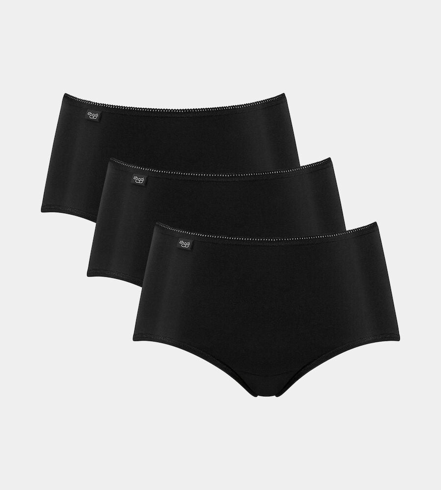 sloggi 24/7 Microfibre Midi C3P (Black)