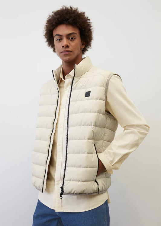 Vest, sdnd, stand-up collar, zip po