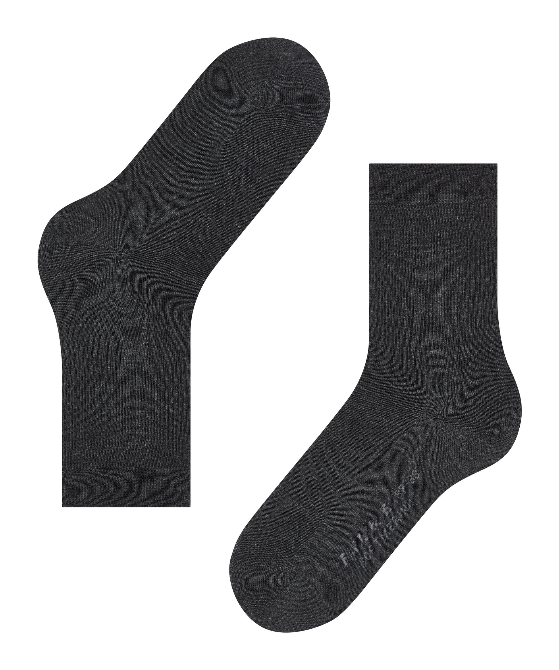 Socken Softmerino (Anthra.mel)