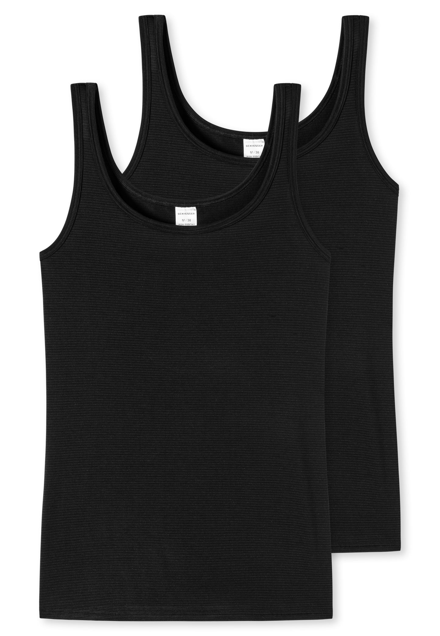 2PACK Trägertop (Schwarz)