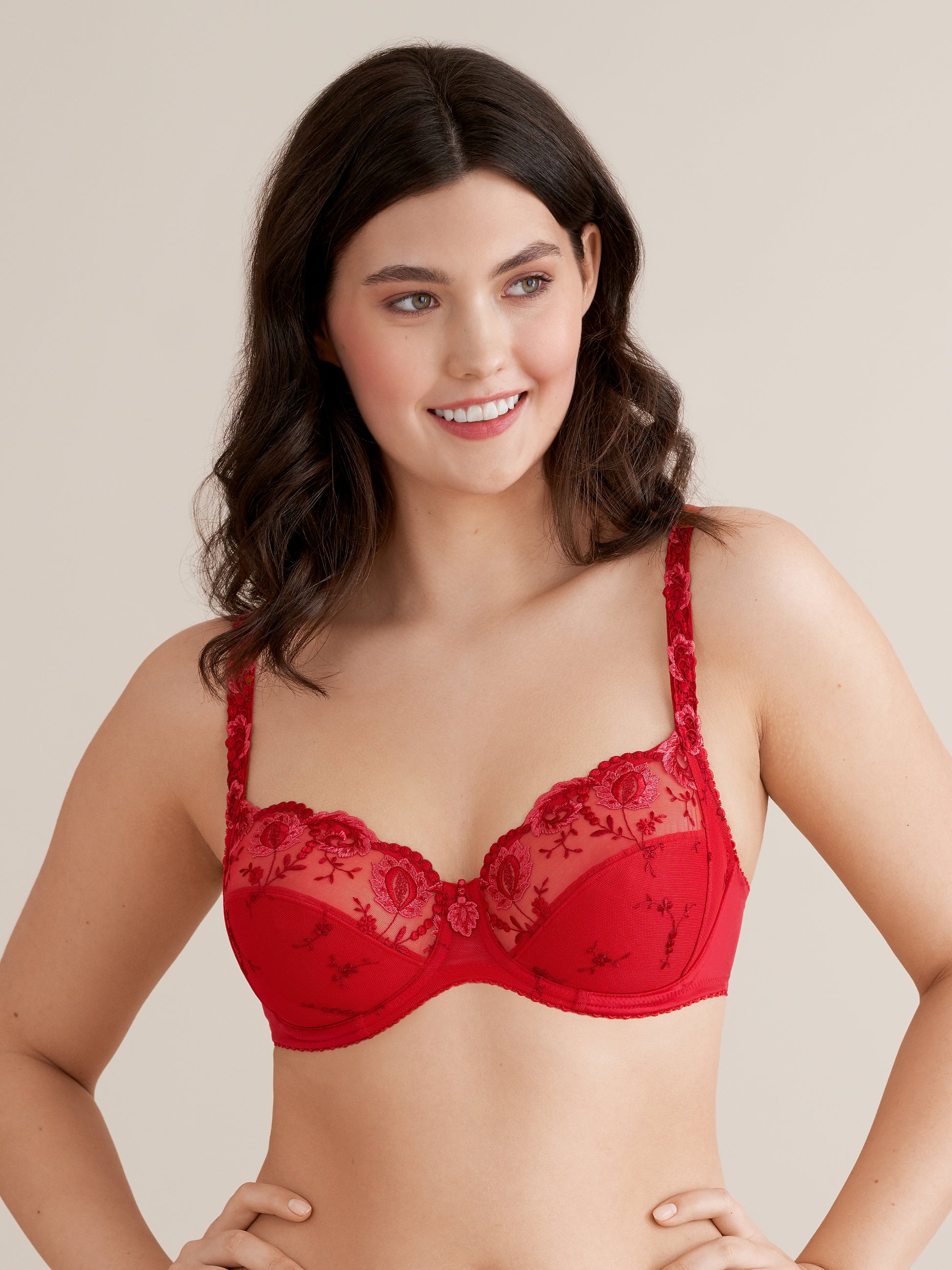 Provence Bügel-BH (Tango Red)