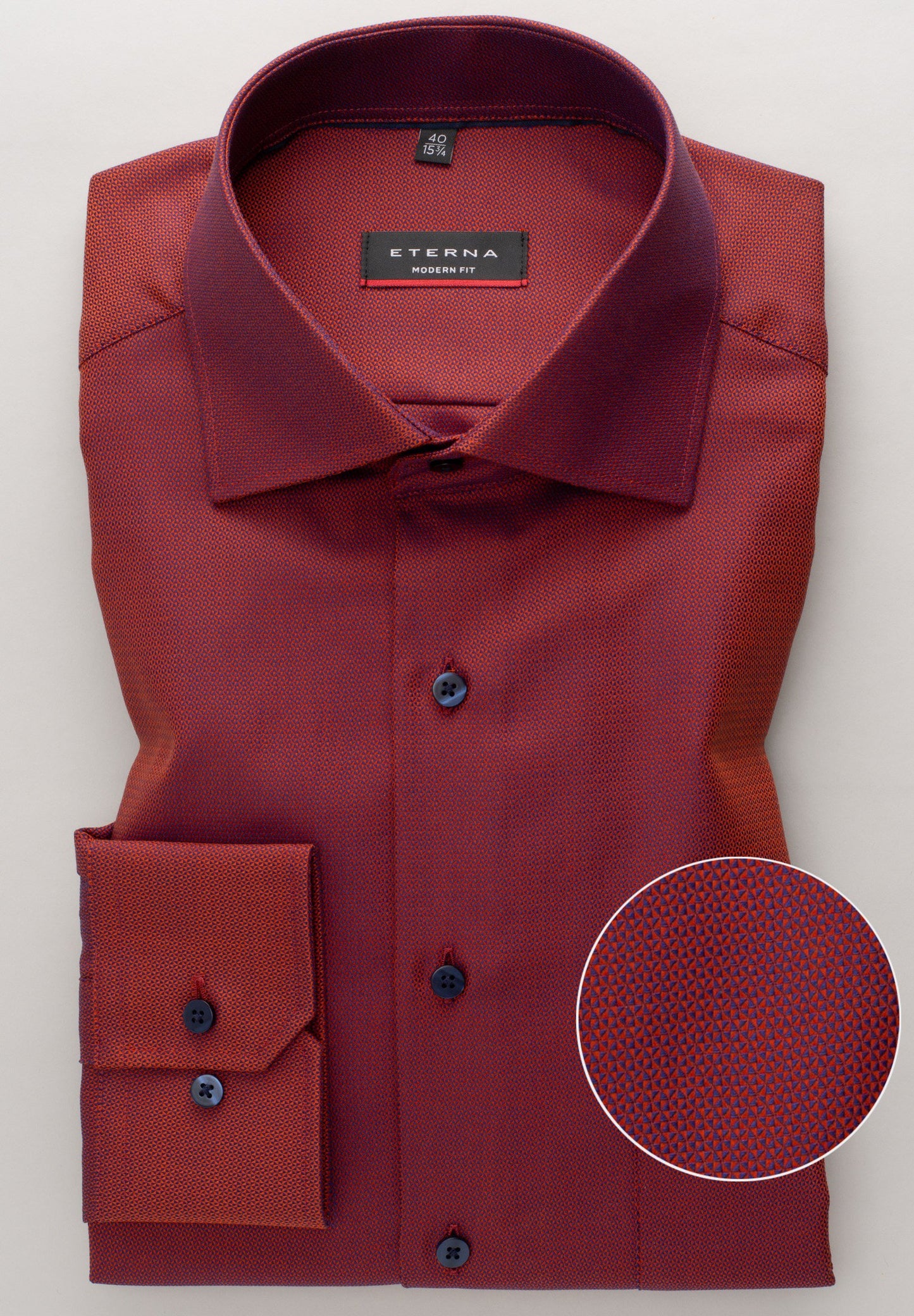 Eterna Langarm Hemd Modern Fit (Melba)
