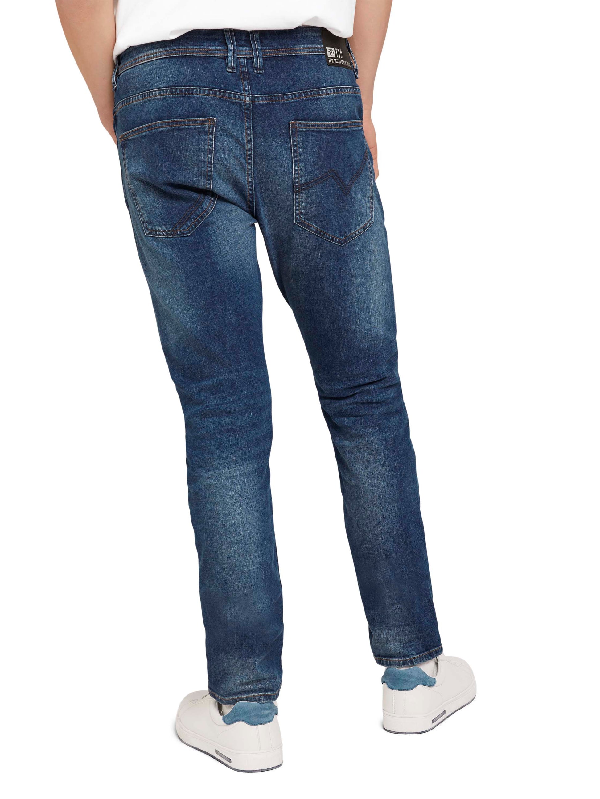 straight AEDAN blue denim (Mid Stone Wash)