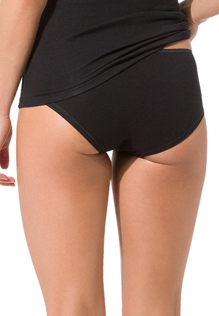 Skiny Damen Panty 2er Pack Advantage Cotton (Black)