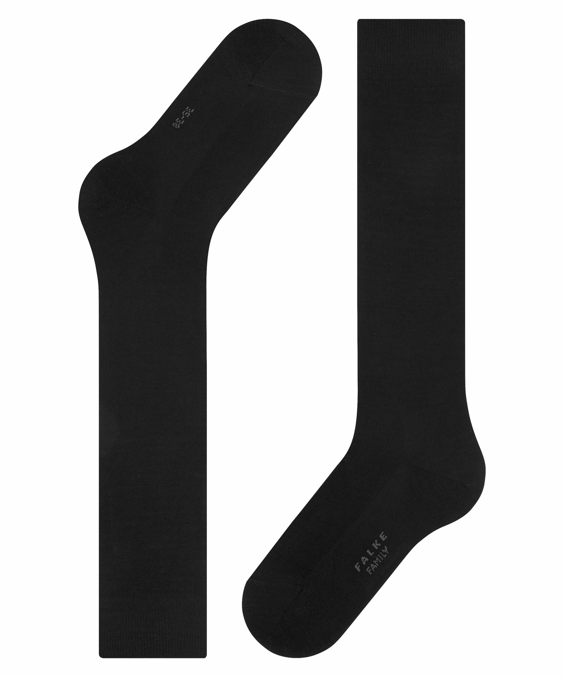Kniestrümpfe Family (Black)