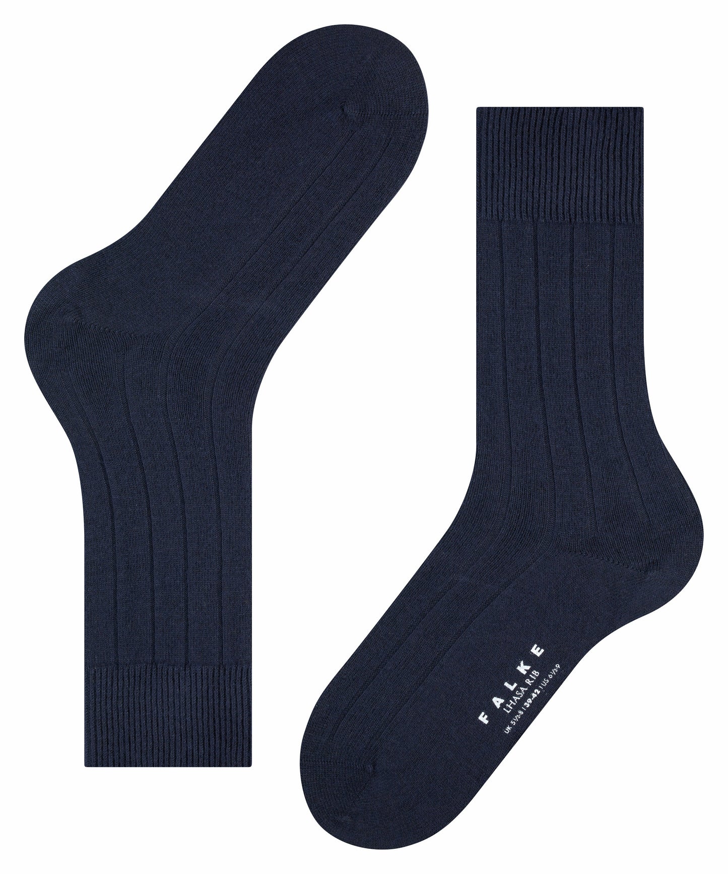 Socken Lhasa Rib (Dark Navy)