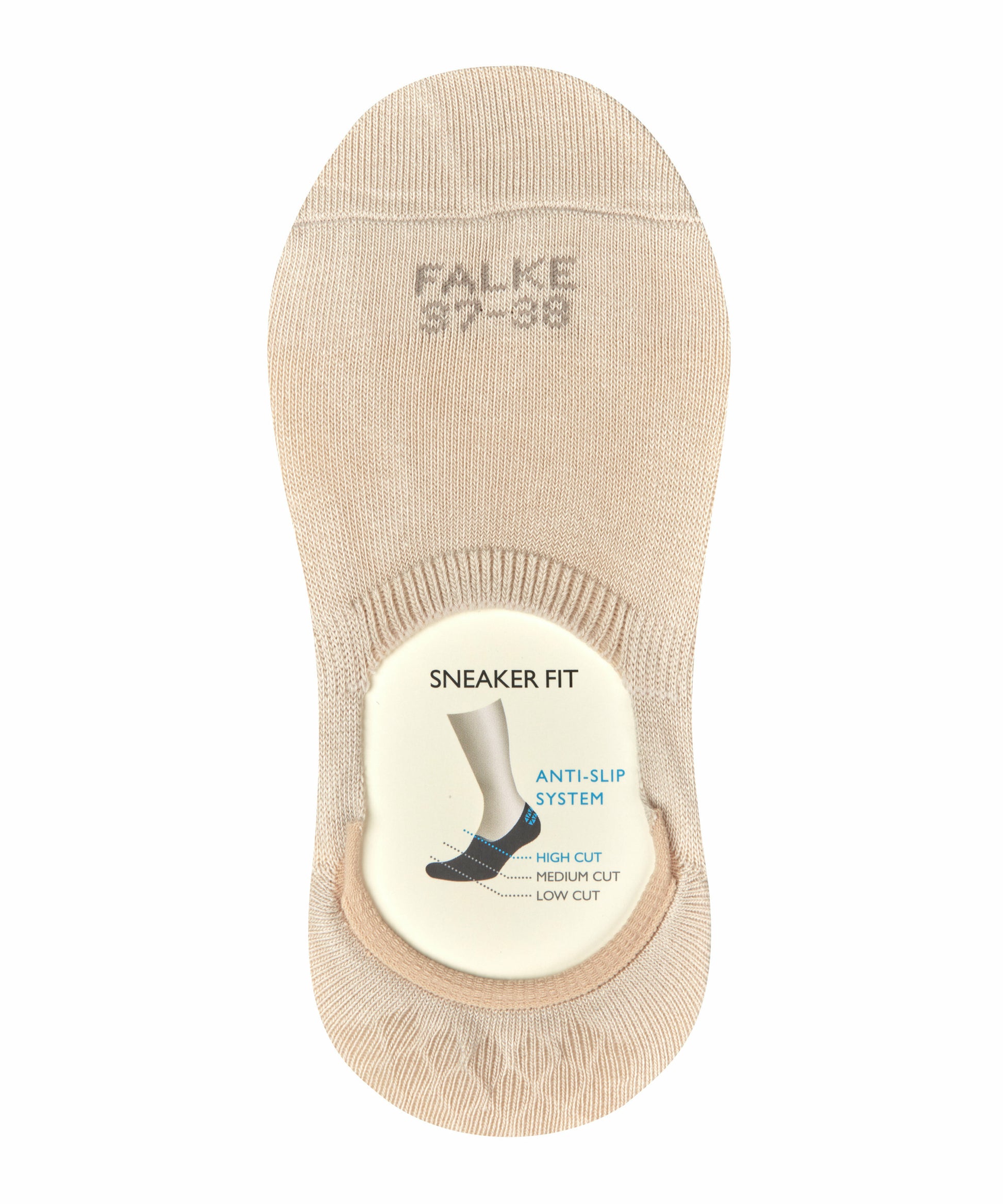 Füßlinge Step High Cut (Cream)