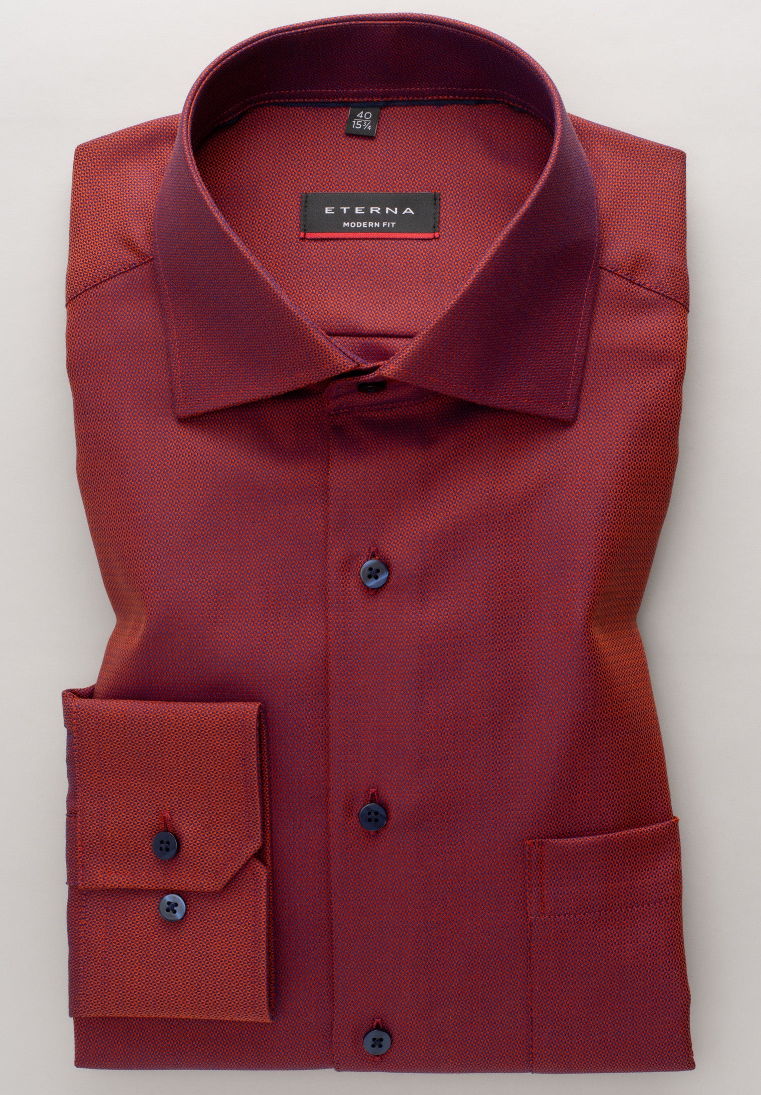 Eterna Langarm Hemd Modern Fit (Melba)