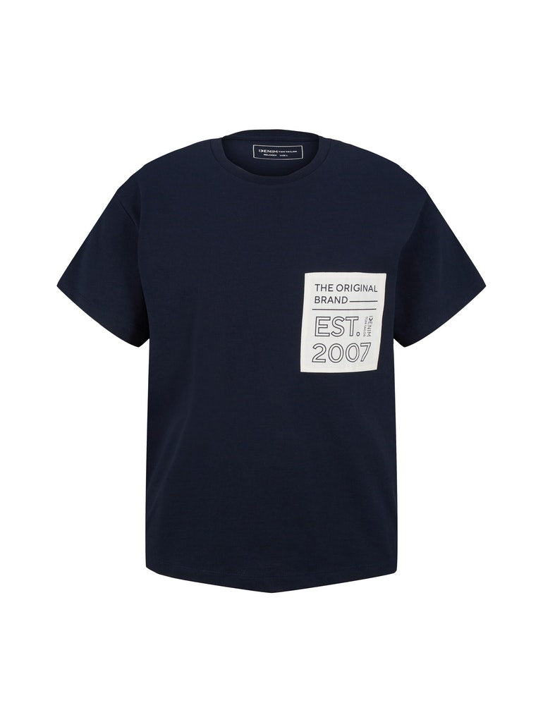 relaxed t-shirt with patch