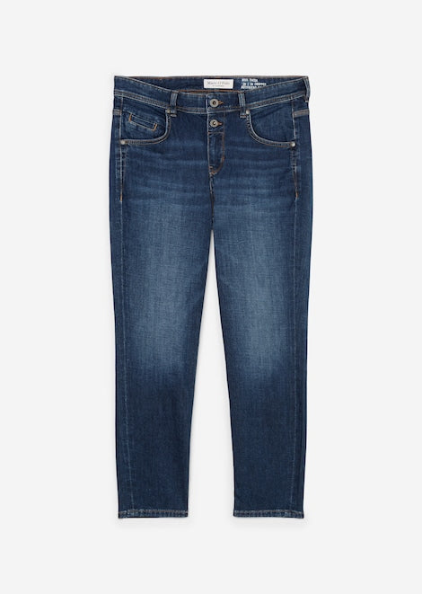 Jeans Modell THEDA boyfriend mid waist (Cashmere Dark Bl)