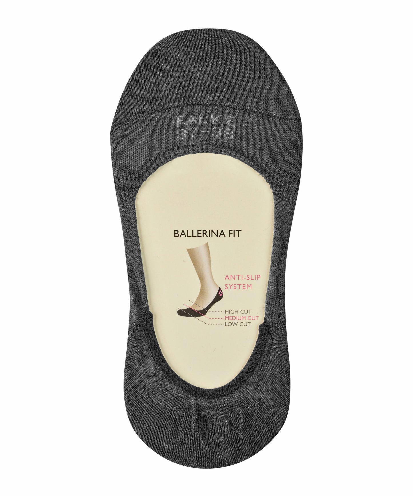 Füßlinge Step Medium Cut (Black)