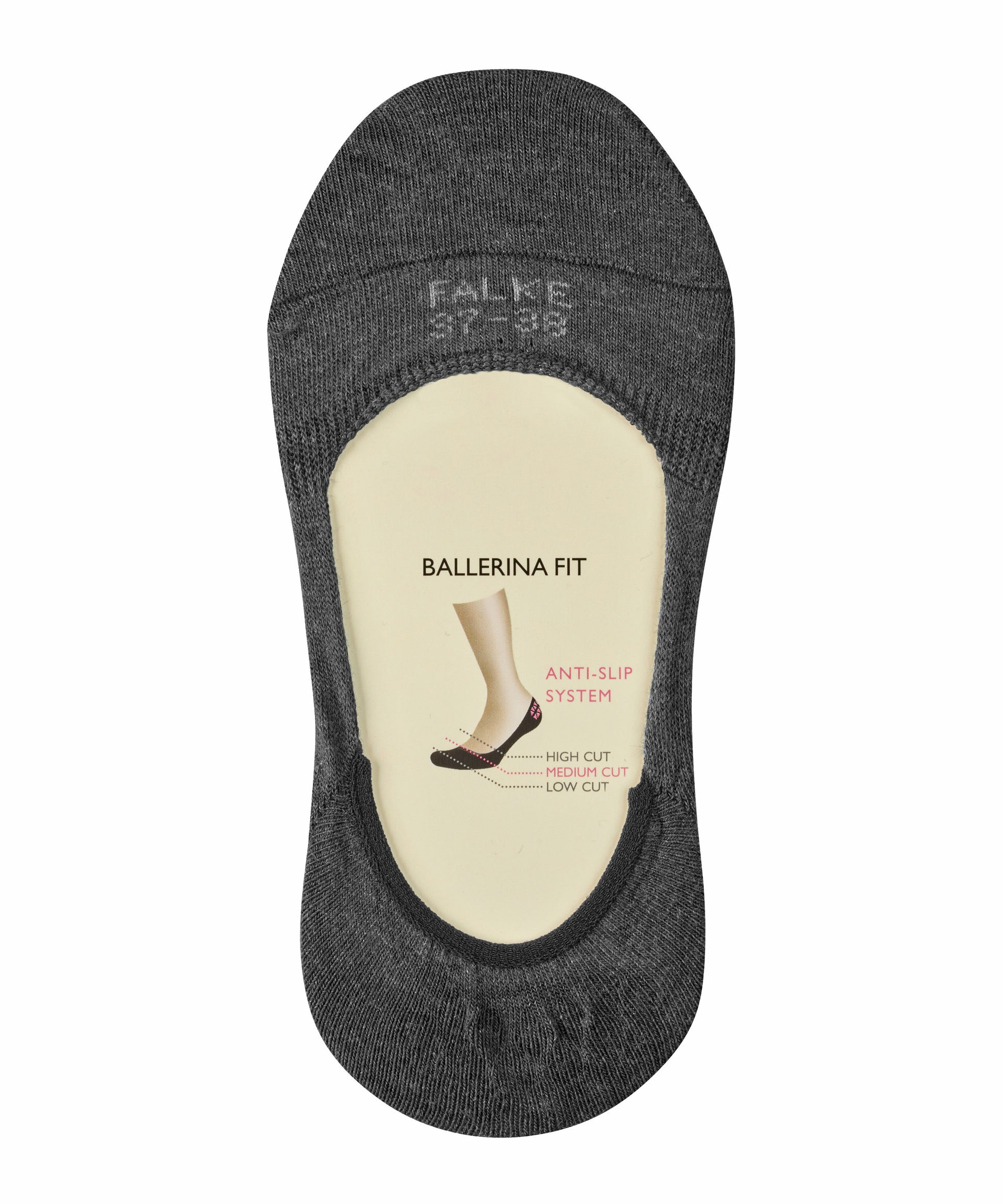 Füßlinge Step Medium Cut (Black)