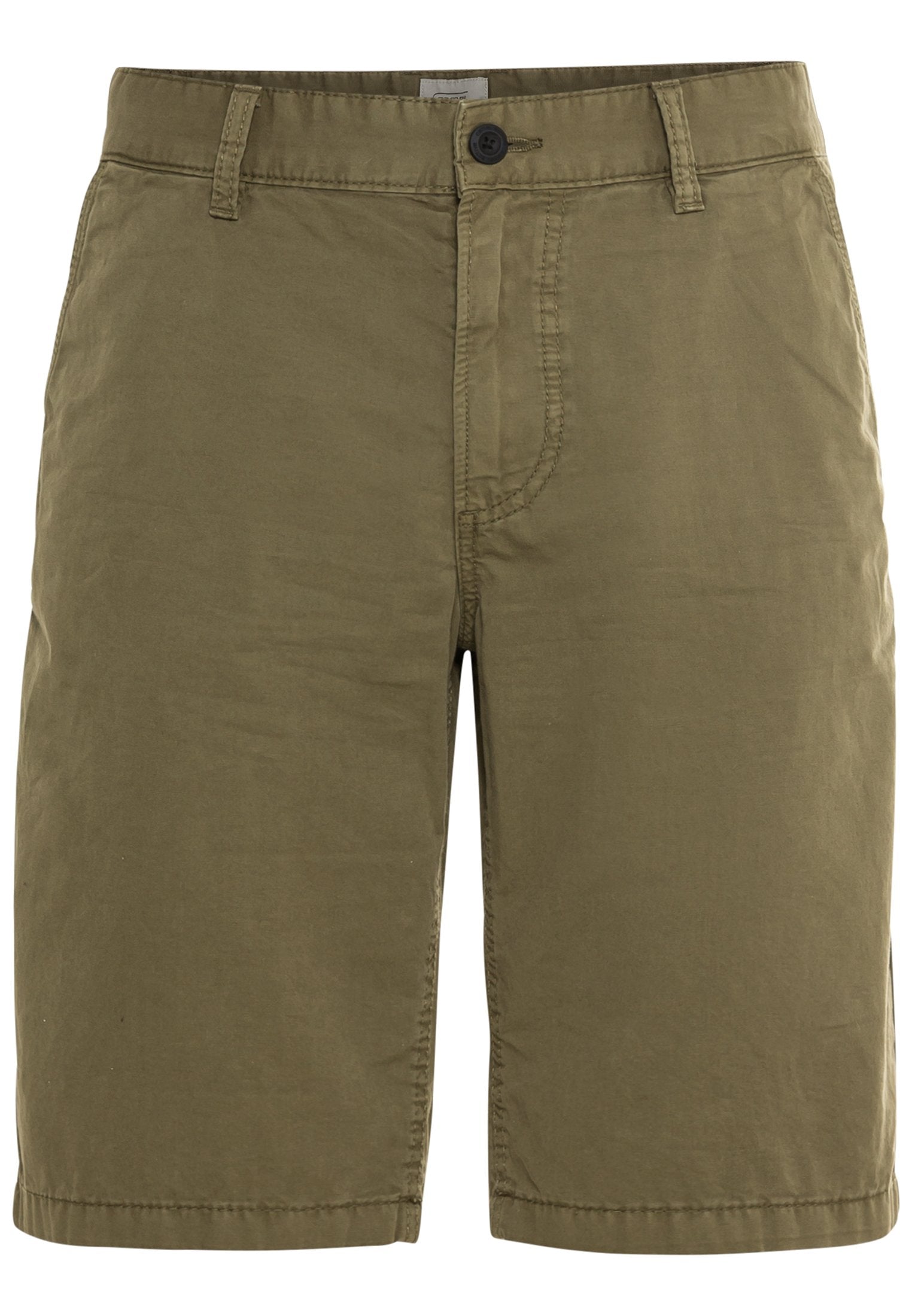 Chino Shorts aus reiner Baumwolle (Olive Brown)