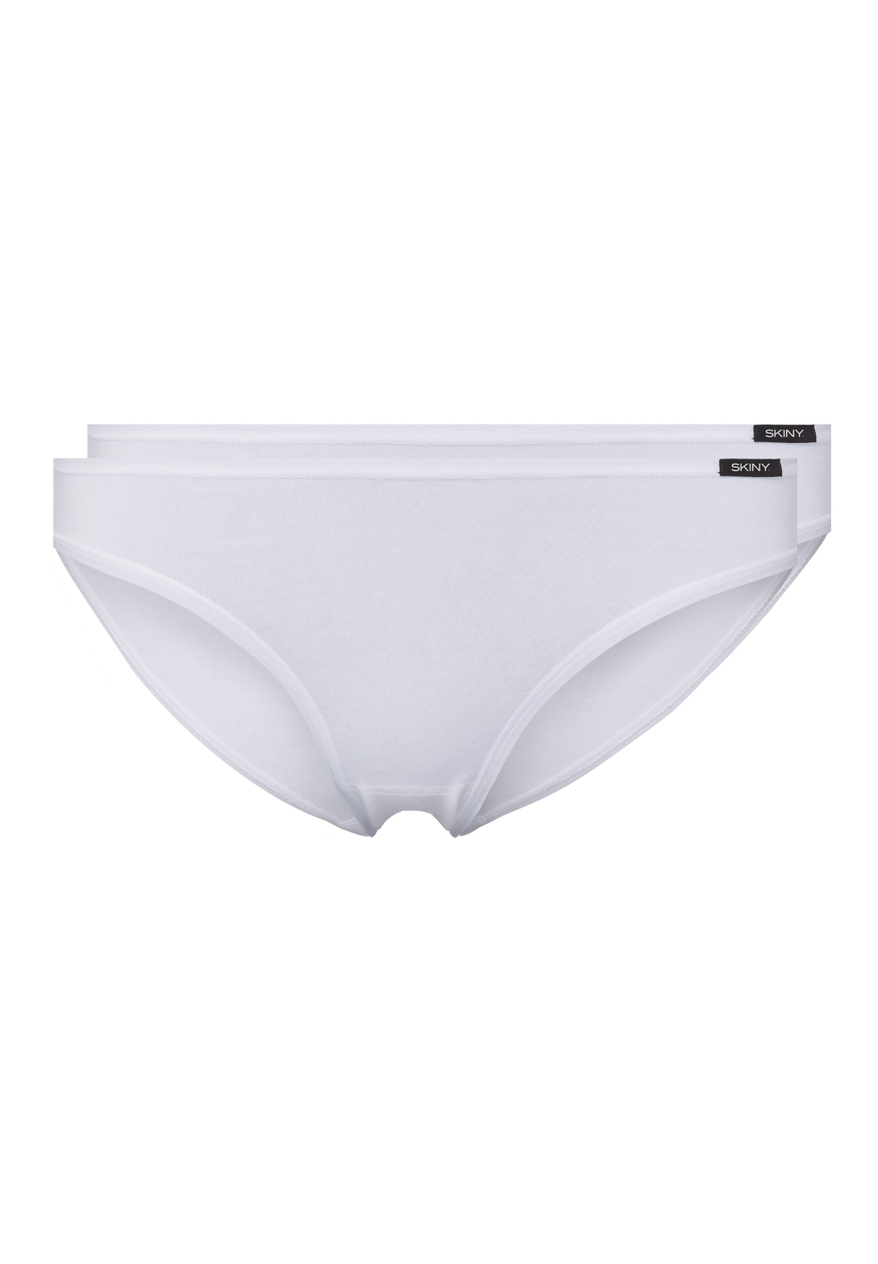 Skiny Damen Rio Slip 2er Pack Advantage Cotton (White)