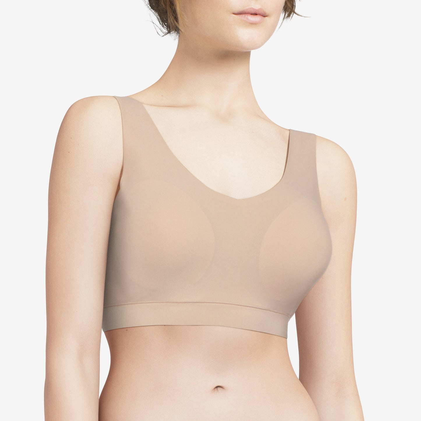 Softstretch Bustiers Bustier mit Soft Cups, V-Ausschnitt (01n Beige Dore)
