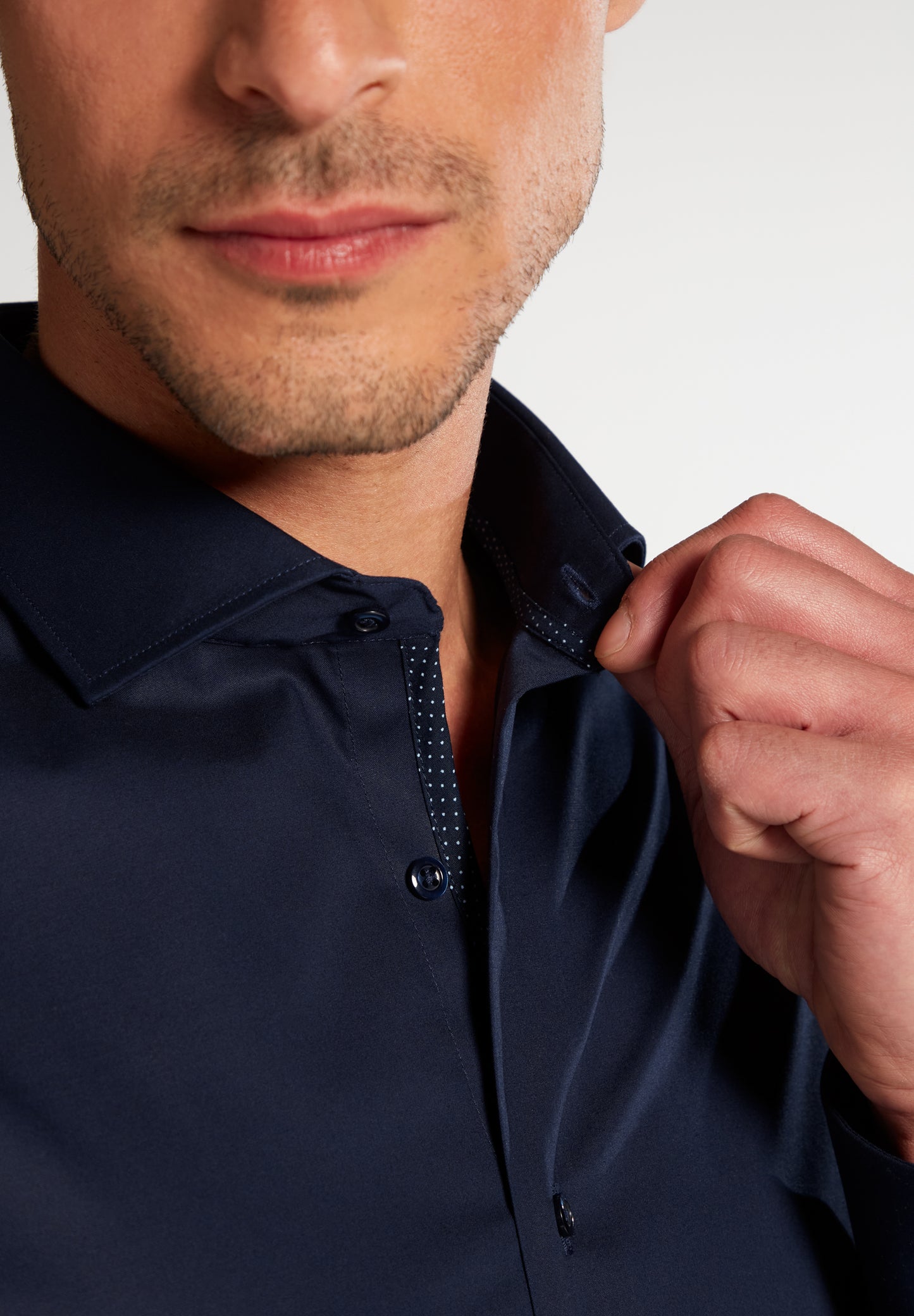 ETERNA LANGARM HEMD SLIM FIT STRETCH