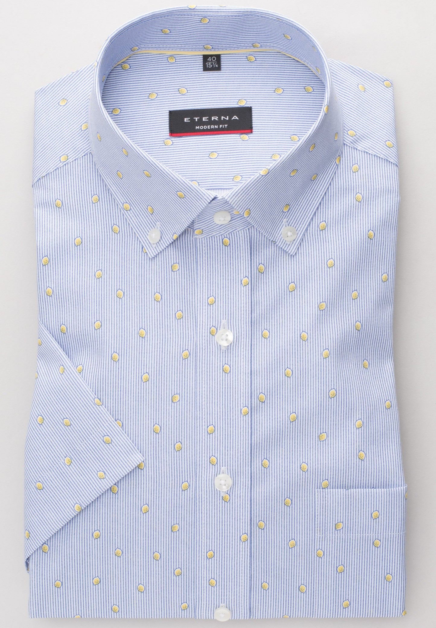 ETERNA KURZARM HEMD MODERN FIT POPELINE