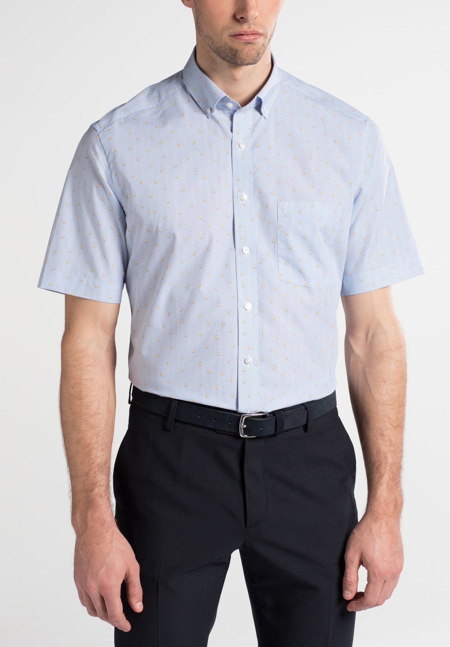 ETERNA KURZARM HEMD MODERN FIT POPELINE