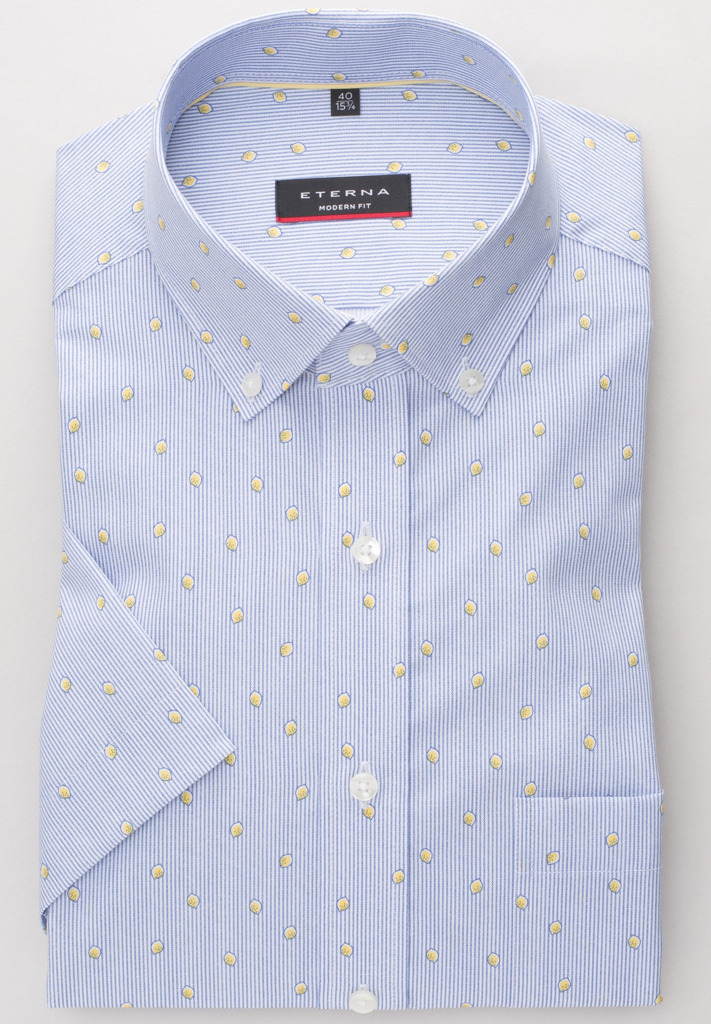 ETERNA KURZARM HEMD MODERN FIT POPELINE
