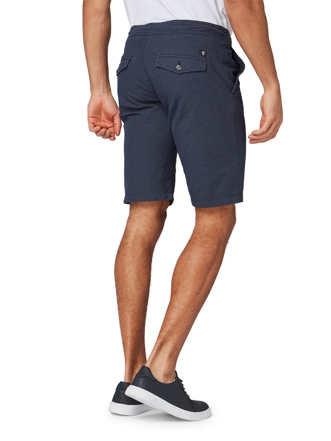 Slim chino shorts yarn dyed