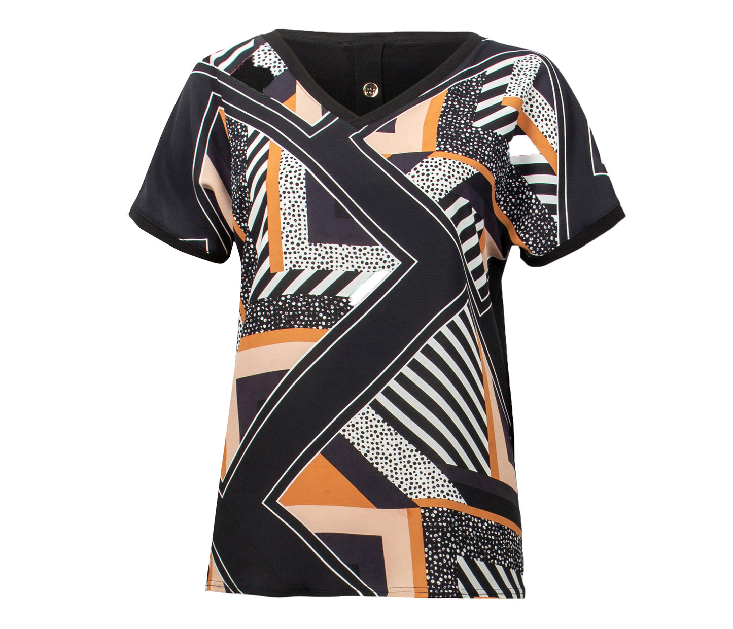Shirt Materialmix 1/2 Arm