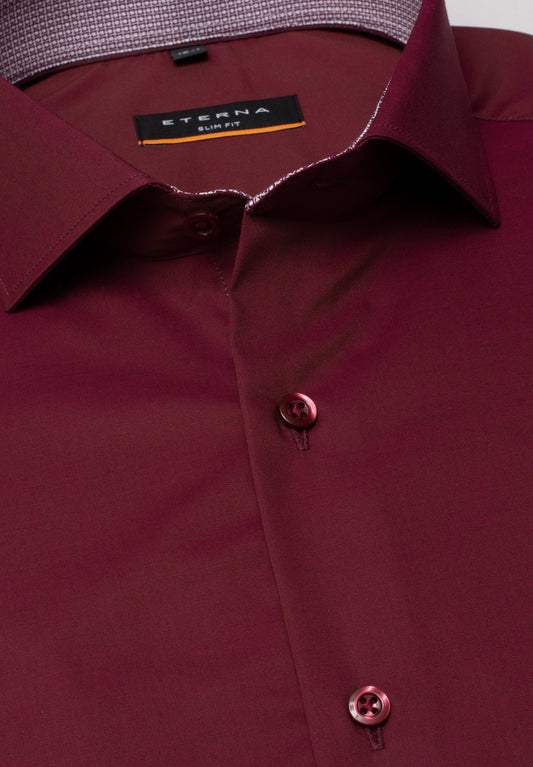 ETERNA LANGARM HEMD SLIM FIT STRETCH