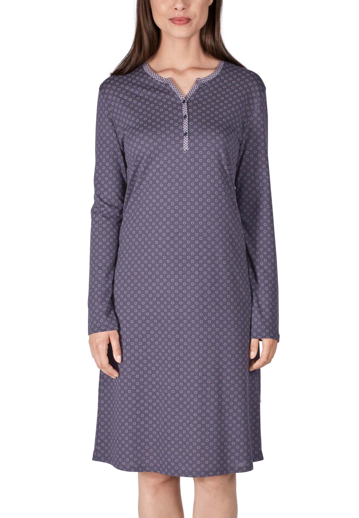 New Romance Damen Sleepshirt Langarm