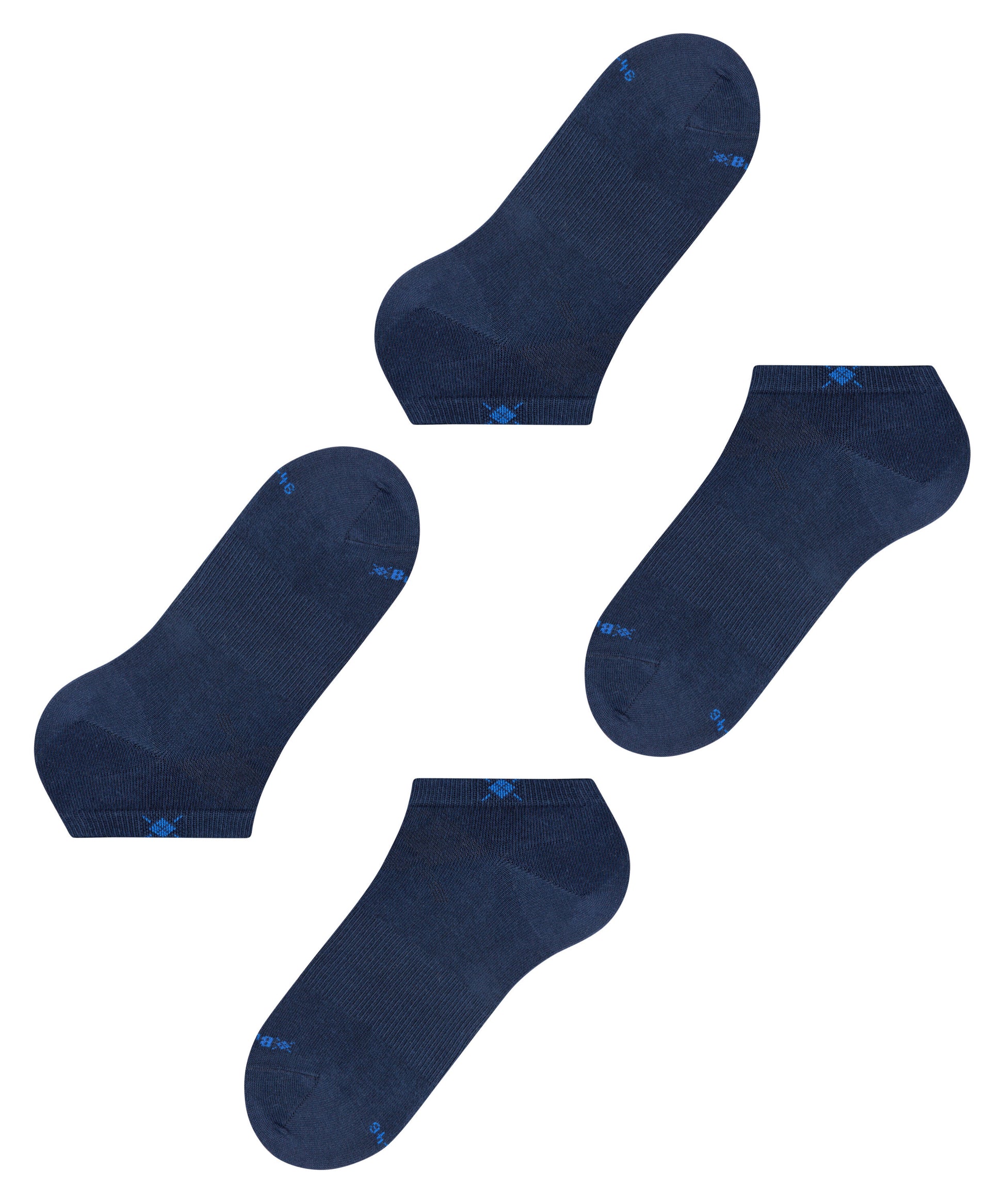 Sneakersocken Everyday 2-Pack (Marine)