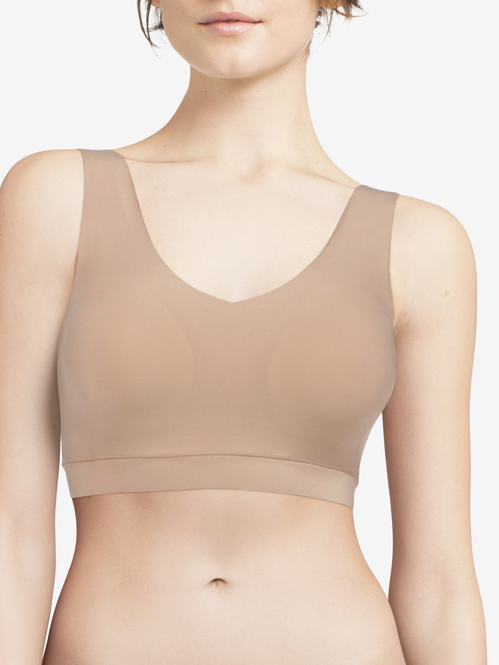 SOFTSTRETCH Bustier mit Soft Cups, V-Ausschnitt (0wu Nude)