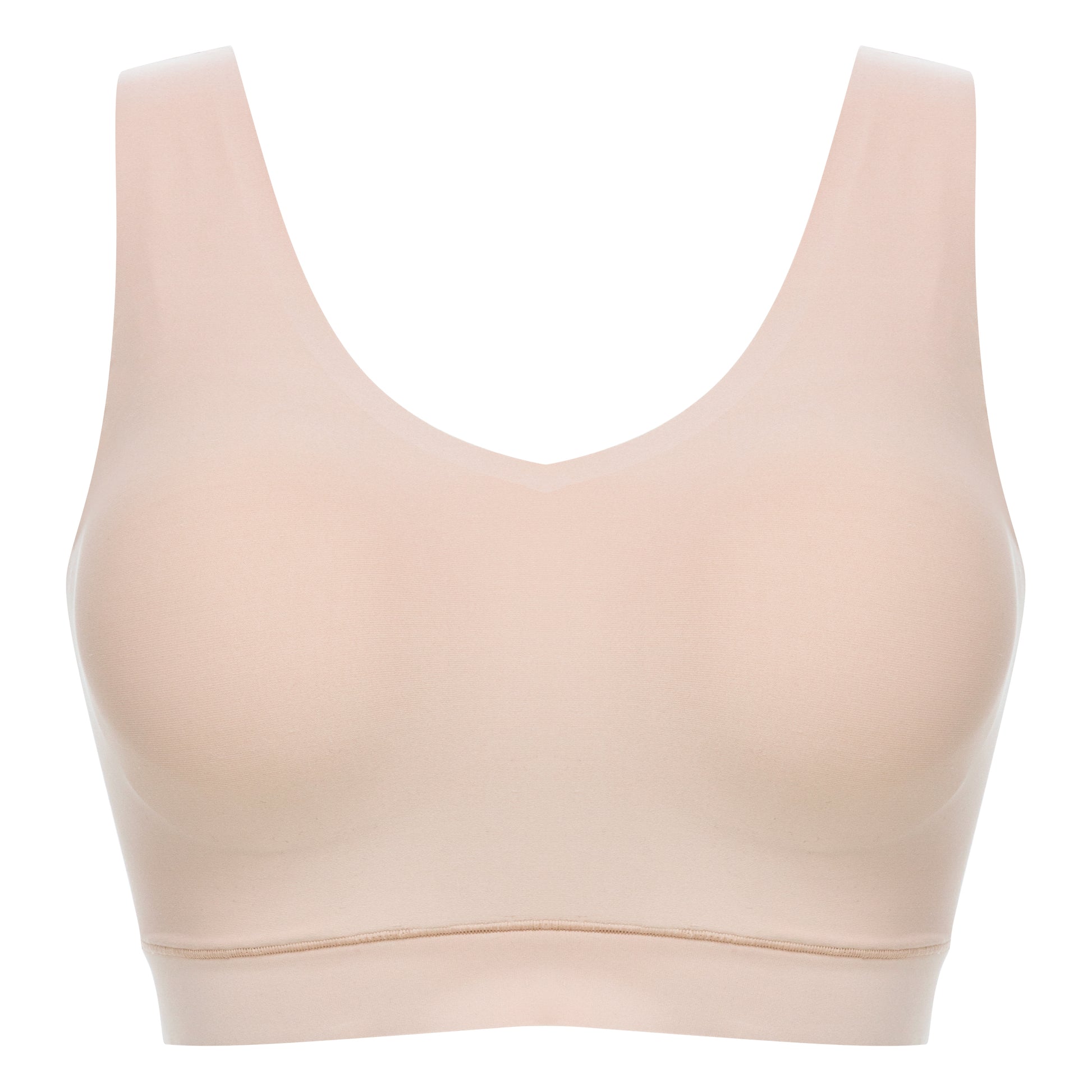 Softstretch Bustiers Bustier mit Soft Cups, V-Ausschnitt (0wu Nude)