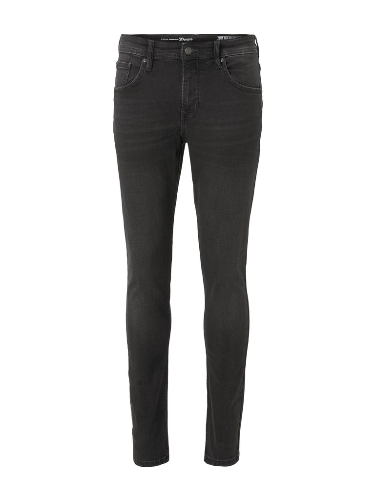 used dark stone black denim
