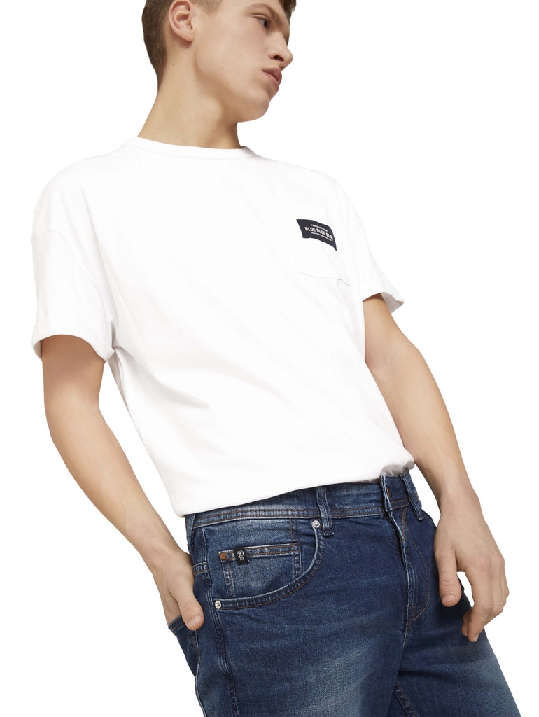 mid stone wash denim