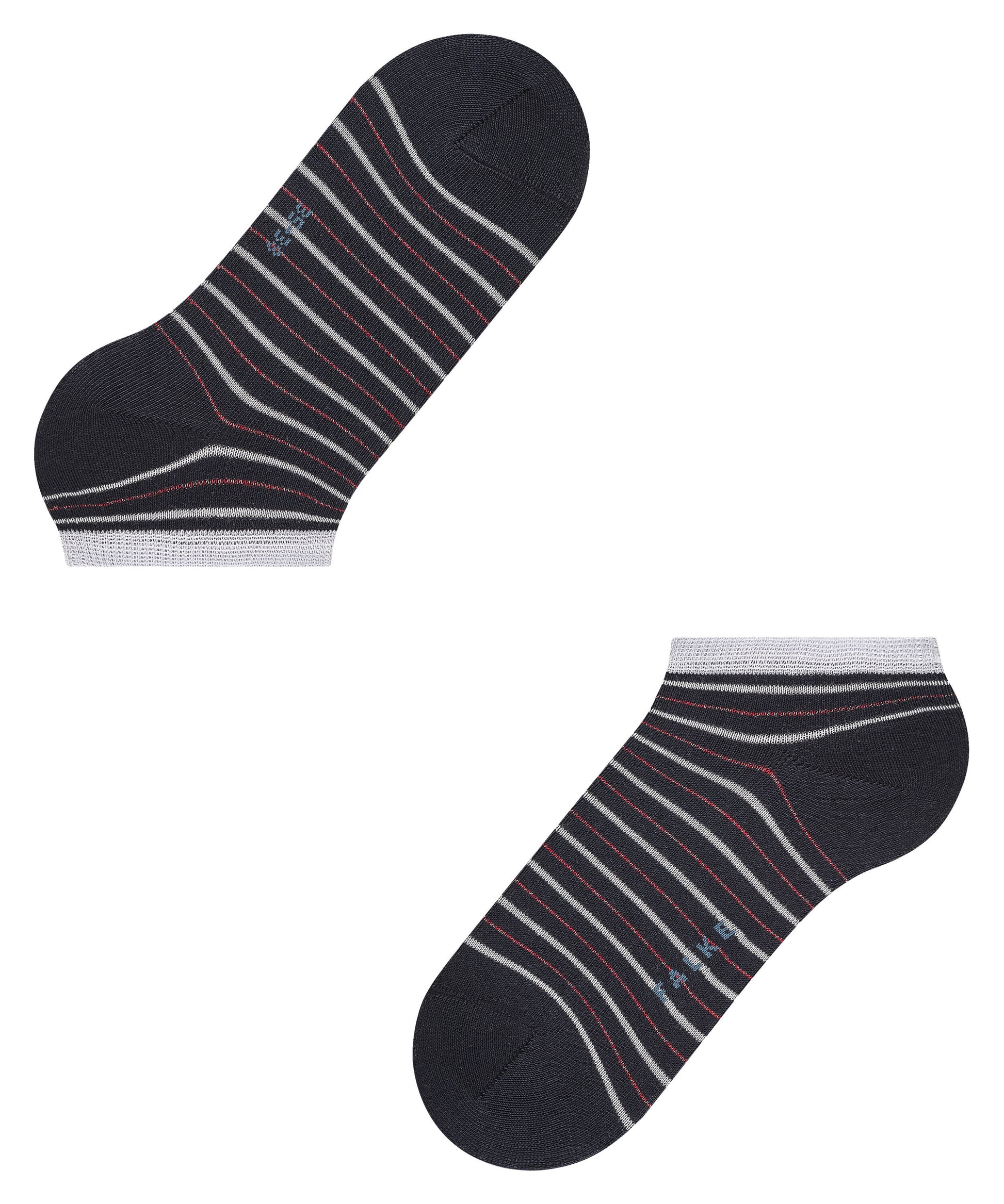 Sneakersocken Stripe Shimmer (Dark Navy)