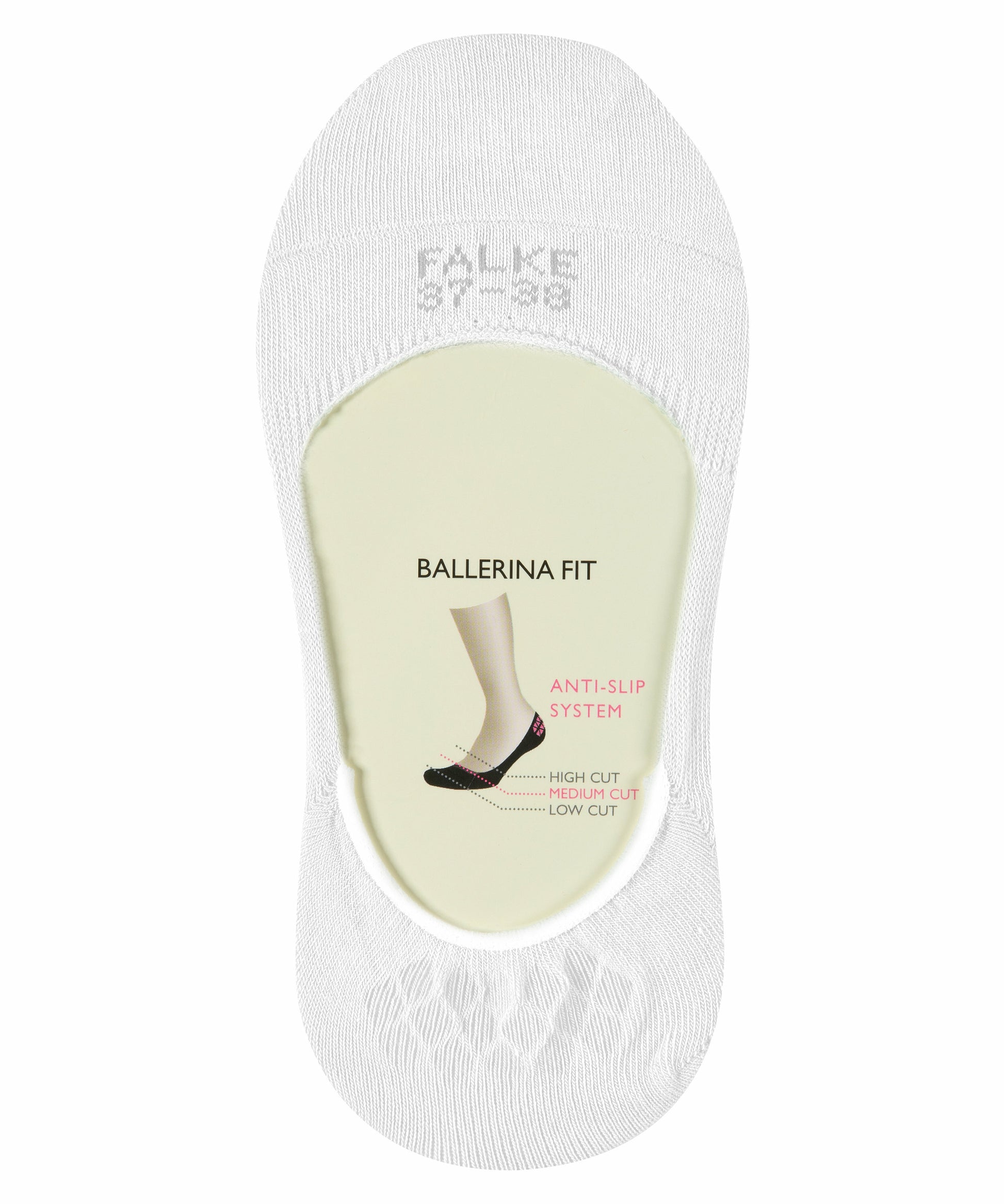 Füßlinge Step Medium Cut (White)