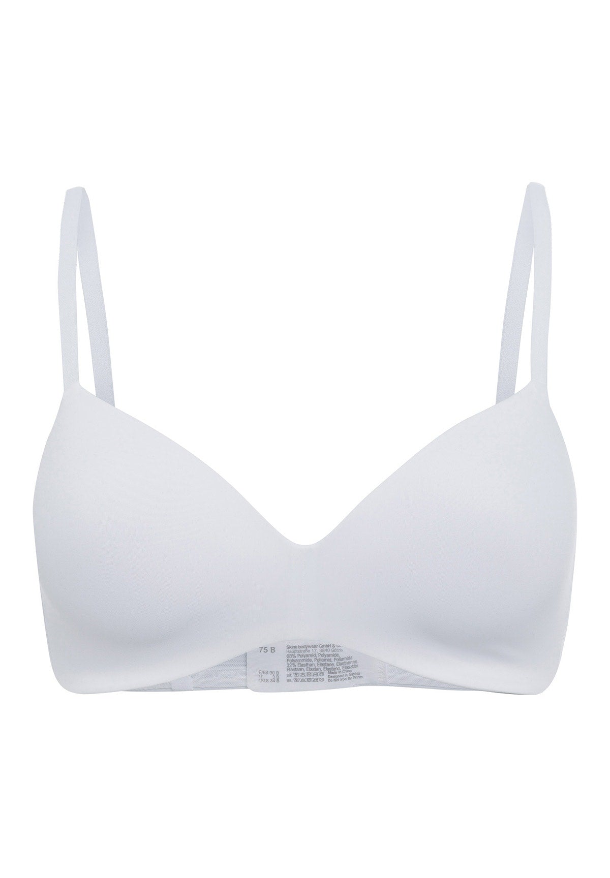 Skiny Damen Multi Schalen BH ohne Bügel Micro Lovers (White)