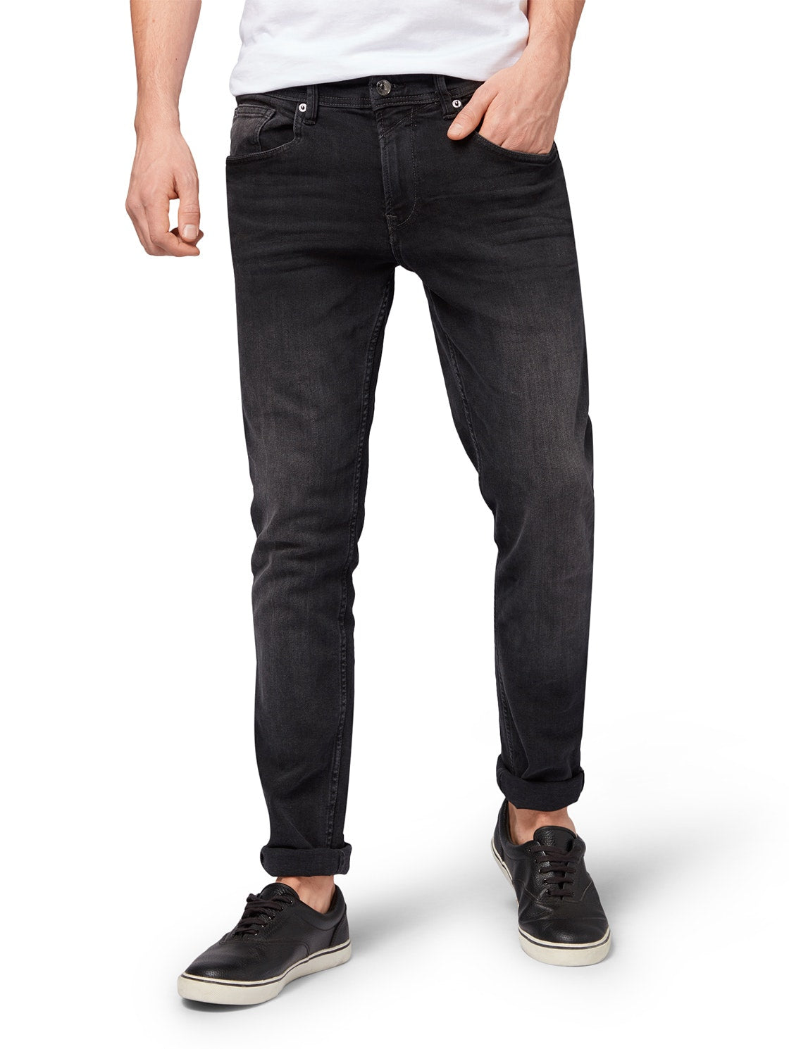 skinny CULVER stretch denim (Used Dark Ston)