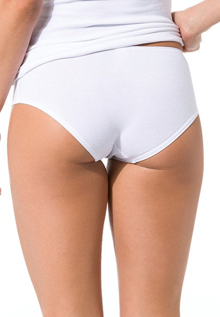 Skiny Damen Panty 2er Pack Advantage Cotton (White)